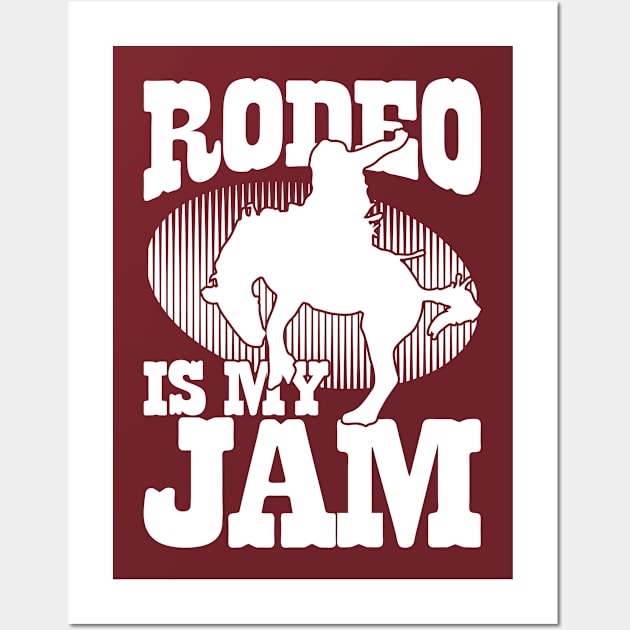 Rodeo Is My Jam v2 Wall Art by Emma